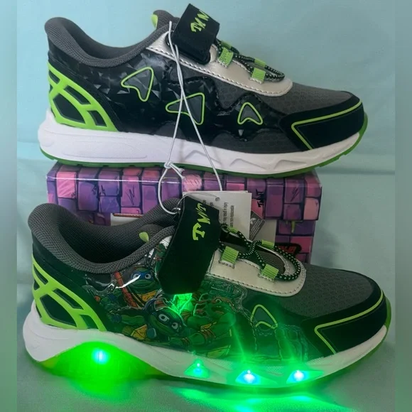Toddler Teenage Mutant Ninja Turtles Sneakers Size: 1 - Picture 7 of 12